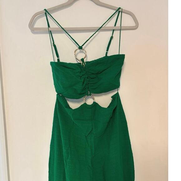 NWT Rumer Amoura Jumpsuit In Green Size Medium - Picture 5 of 10